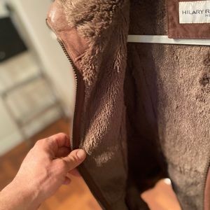 Hilary Radley Brown suede women’s jacket